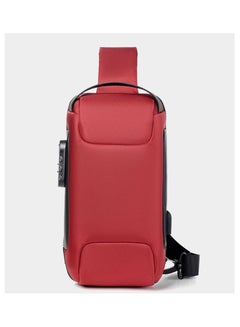 Buy Red Waterproof Multipurpose Crossbody Shoulder Bag For sports in Saudi Arabia