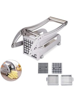 اشتري Stainless Steel Manual Potato Cutter Shredder, French Fries Slicer Potato, For Potatoes, Carrots, Cucumbers and Other Vegetables. في السعودية