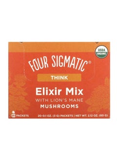 اشتري Think Elixir Mix With Lions Mane Mushrooms 20 Packets 0.1 oz 3 g Each في الامارات