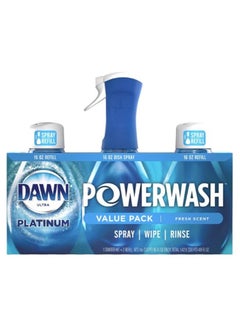 Buy Dawn Platinum Power Wash Dish Spray Soap, Fresh Scent Refill - 16oz in UAE