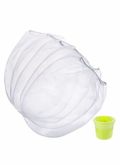 اشتري Paint Strainer Bags, White Fine Mesh Disposable Bag Filters with Elastic Top Opening Hydroponic Filter for Gardening (10 Pieces, 5 Gallon) في الامارات