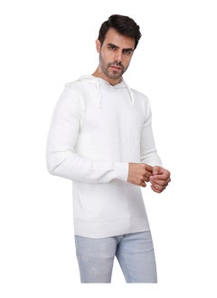 Buy Coup Regular Fit Basic Pullover For Men Color OffWhite in Egypt