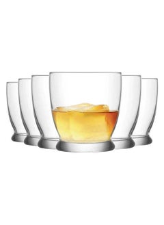 Buy 6 Piece Short Glasses Set 295 Ml-Clear in Egypt