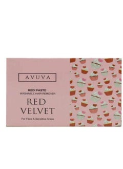 Buy Avuva Floral  Red Paste Washable Hair Remover Red Velvet - 100 gm in Egypt