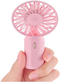 Buy Padom Handheld Mini Fan Battery Operated Small Personal Portable Fan Speed Adjustable USB Rechargeable Fan for Kids Girls Women Men Home Office Indoor Outdoor Travelling in UAE