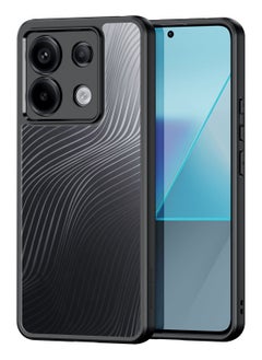 Buy DUX DUCIS Aimo Series Cover for the Xiaomi Redmi Note 13 Pro 5G/Poco X6 5G mobile phone slim, transparent matte cover made of TPU, polycarbonate, polypropylene, silicone - Black in Egypt