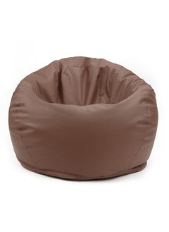 اشتري Fatbag Faux Leather Bean Bag with Polystyrene Beads Filling( Brown) في الامارات