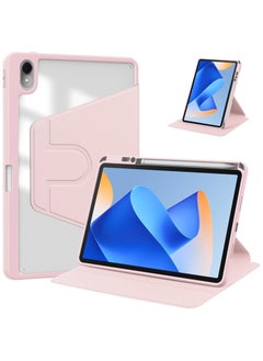 Buy Case Compatible with Huawei MatePad 11.5 S (2024)/MatePad Air 2023/MatePad 11.5 2023 with Pencil Holder, Clear Back Case 360 Degree Swivel Stand Cover with Auto Sleep/Wake in UAE