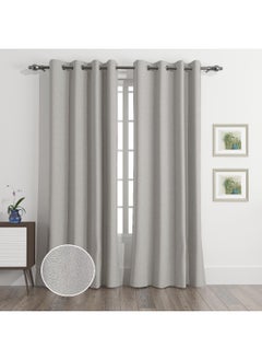 Buy Portia 2-Piece Blackout Curtain Set 140 x 240 cm in UAE