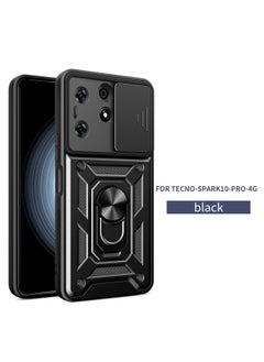 اشتري Protective Case Cover For TECNO Spark 10 Pro 4G Black في السعودية