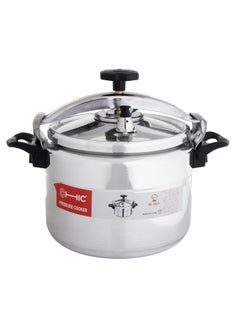 Buy Pressure cooker made of aluminum 15 liters silver in Saudi Arabia