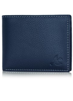 Buy Maddison Men’s Navy Leather Wallet | Elegant and Stylist Wallet with RFID Blocking | Gift Wallets for Men in UAE