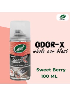 Buy Odor X Whole Car Blast Car Odor Remover Seek & Destroy Odors Upto 30 Days 100ml Sweet Berry Blast Air Freshener in Saudi Arabia