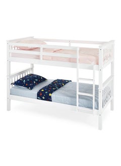 Buy Wellington Single-Sized Bunk Bed, White - 100x200 cm in UAE