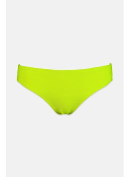 اشتري Women Textured Bikini Bottom, Neon Lime في السعودية