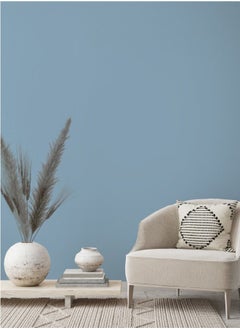 Buy Matt Interior Wall Paint (Color: Sea Blue) 3 Liters in Saudi Arabia