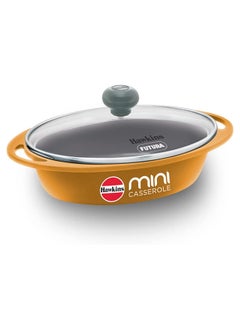 اشتري Hawkins Die-Cast Yellow Mini Casserole W/Gl 0.75L,5Mm -(Dcy75G) في الامارات