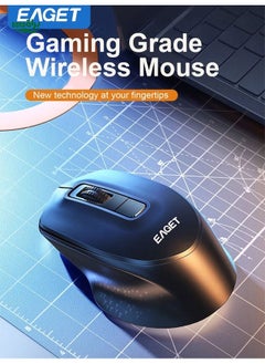 اشتري EAGT Wireless Mouse Battery تصميم صامت مع مستقبل USB 300/1200/1600DPI للكمبيوتر الشخصي ، الكمبيوتر المحمول ، الماوس السلكي USB للألعاب ، استخدام المكتب في الامارات