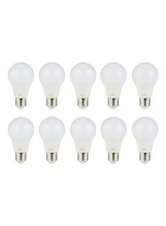 Buy Osram e27 led bulb warm white 9W Value Classic A Frosted 2700K - Pack of 10 in UAE