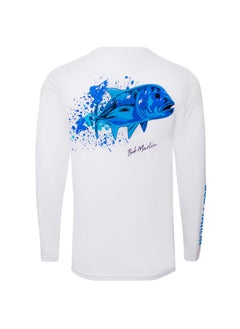 اشتري Bob Marlin Performance Shirt Ocean GT White-XL في الامارات