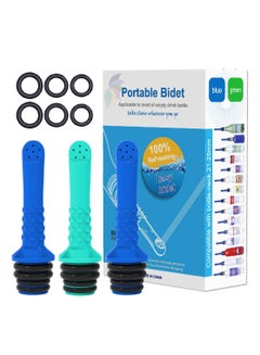 Buy Portable Bidet Sprayer for Toilet or Washing Universal Travel Shower Pipe 3pcs Set in UAE