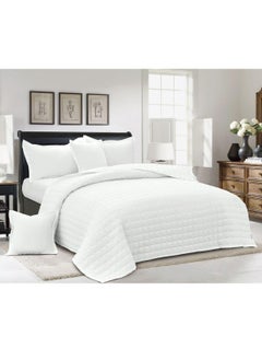 Buy 4 Piece Compressed Comforter Set microfiber Single Size 220X160cm in Saudi Arabia