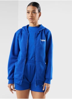 Buy Lounge Regular Zip Hoodie in Saudi Arabia