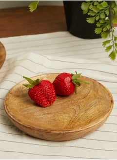 Buy Round Wooden Plate in Saudi Arabia