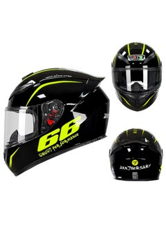 اشتري Full Face Motorbike Helmet Motorcycle Adult Rider Biker Sports Crash Helmet في الامارات