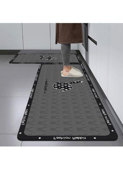 اشتري Bear Bathroom Anti-Slip Mat Absorbent Kitchen Mat Easy-Dry Soft Diatom Mud Mat-40*60cm في السعودية