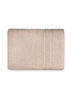 اشتري Raymond Home 100 % Cotton Quick Dry Highly Absorbent Thick Bath Towel for Hotel Spa and Home Highly Soft 500 GSM Tan Color Bath Towel - (75 * 150 CM) في الامارات