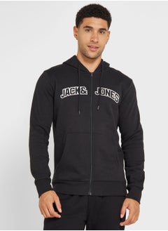 اشتري Logo Zip Through Hoodie في الامارات