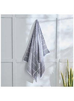Buy Rio Daisy Patterned Cotton Bath Towel 68 x 136 cm in Saudi Arabia