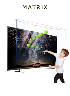 Buy High Quality 65" Inch 3mm TV Screen Protector Anti-Blue Light, Eye Protector, Removable, Waterproof in Saudi Arabia