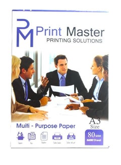 اشتري A3 Printing Paper 500 Sheets per pack, Multi Purpose for Laser Printers في مصر