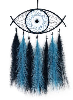 Buy Evil Eye Dream Catcher Wall Decor - 16"x 15" Spiritual Good Luck Charm for Home & Office and Living Spaces Home Decor Craft Gift in UAE