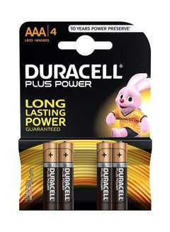 Buy 4 Duracell Plus Power Type AAA Battery in Saudi Arabia