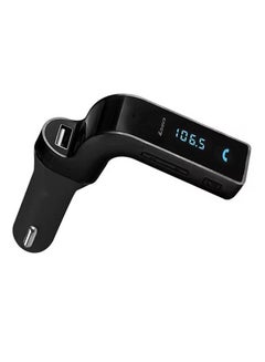 Buy CARG7 Bluetooth Car Kit Handsfree FM Transmitter Radio MP3 Player USB Charger in UAE