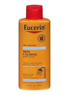 Buy Eucerin Skin Calming Body Wash Cleanses and Calms to Help Prevent Dry, Itchy Skin 500 ml in UAE