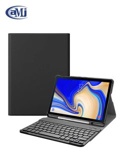 Buy Keyboard Case for Samsung Galaxy Tab A 8.0 Inch 2019 Arabic & English Black Compatible With Tab A T290 & T295 in UAE