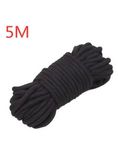 Buy 5M Soft Cotton Rope Cord Thick Cotton Cord All Purpose Soft Rope Twisted Cotton Knot Tying Rope for DIY Craft Projects Hanging Bundling Rope in UAE