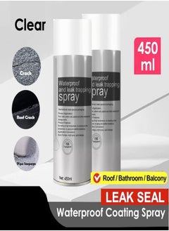 اشتري Waterproof Leaking sealing spray Crack Sealant Roof Repair Seepage Seal في الامارات