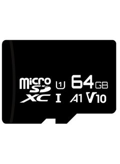 اشتري Micro SDHC Card,Memory Card TF Card A1, UHS-I, U1, V10, Class 10 Compatible, Read Speed Up to 90 MB/s(64G) في السعودية