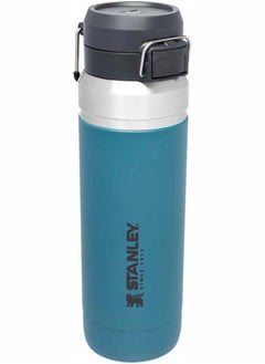 Buy Quick Flip Water Bottle 1L / 36OZ Lagoon – Leakproof | Stainless Steel Water Bottle | Push Button Locking Lid | BPA FREE | Cup Holder Compatible | Dishwasher safe | Lifetime Warranty in UAE