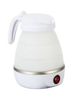 Buy Foldable And Portable Teapot Water Heater 0.6L 600W 220V Electric Kettle For Travel And Home Tea in UAE