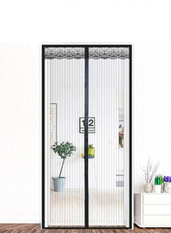 Buy Magic Mesh Magnetic Automatic Closure Anti-Mosquito Door Curtain Multicolour 100 x 210cm in UAE