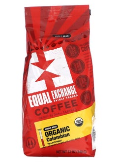 اشتري Organic Coffee Colombian Whole Bean Full City Roast 12 oz (340 g) في الامارات