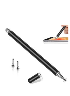 Buy Stylus Pen, Stylus Pens for Touch Screens High Sensitivity Capacitive iPad Pencil Compatible with iPad Tablet iPhone Android Smartphone Samsung Galaxy Note/Tab (2 Replaceable Disc Tips, Magnetic Cap) in UAE