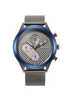 Buy Men Analog Round Shape Stainless Steel Wrist Watch - 1814KM01 - 52.9 Mm in UAE