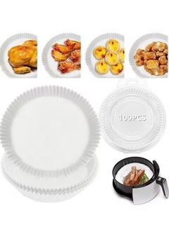 50PCS Square Air Fryer Disposable Paper Liner Non-Stick Parchment Paper N ZS